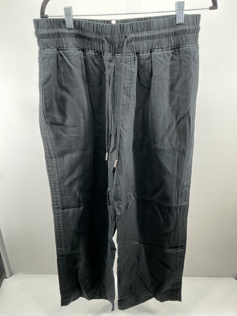 100% European Linen Wide Leg Pants - 30"